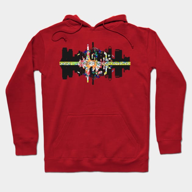 Tokyo Skyline Hoodie by crunchysqueak